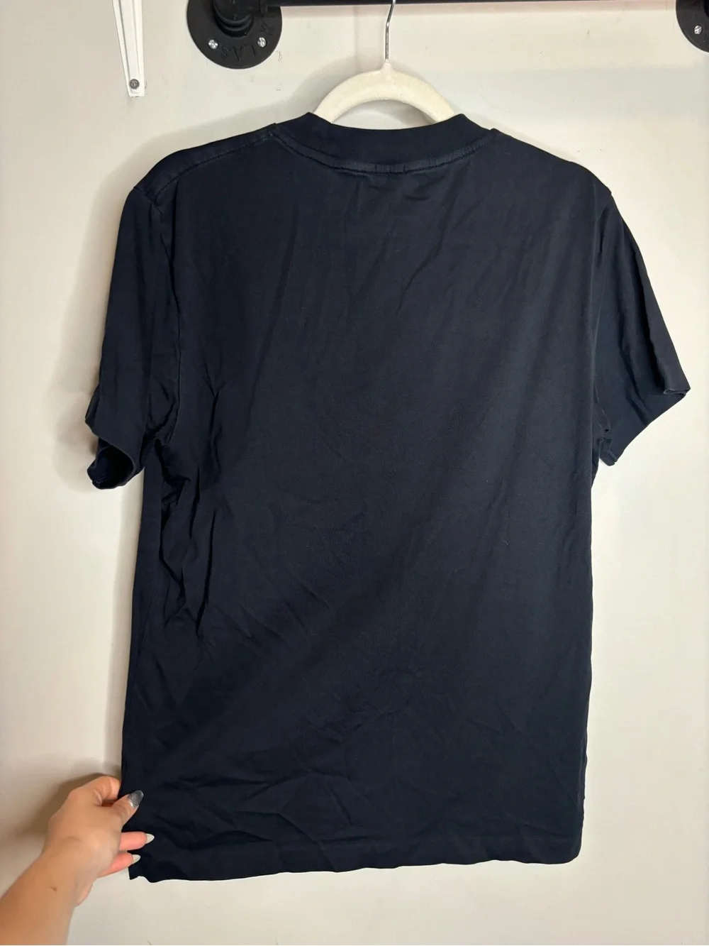 Son of a Tailor Cotton Hi-Neck T-Shirt Size 3 / US Small Deep Blue